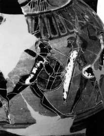 AMPHORA, NECK (ATHENIAN, BLACK-FIGURE)