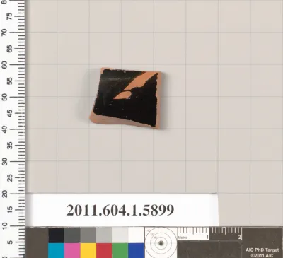 Terracotta fragment of a kylix (drinking cup)