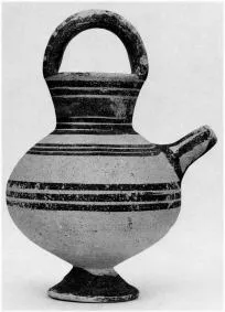 JUG (CYPRIOT, IRON AGE, BICHROME)