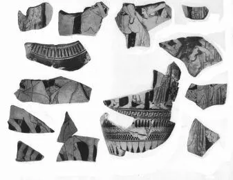 LOUTROPHOROS, FRAGMENTS (ATHENIAN, RED-FIGURE)