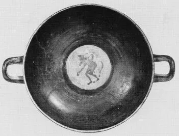 CUP A (ATHENIAN, BLACK-FIGURE)