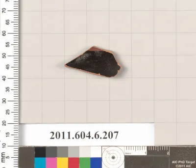 Terracotta fragment of an open shape