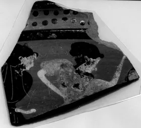 SKYPHOS, FRAGMENT (ATHENIAN, BLACK-FIGURE)