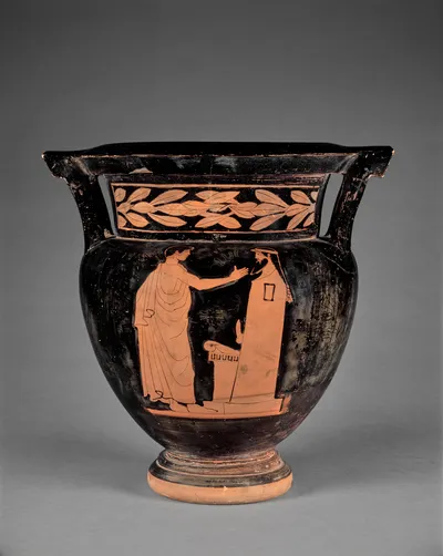 Attic Red-Figure Column Krater