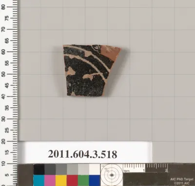 Terracotta fragment of a column-krater (bowl for mixing wine and water)