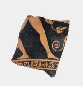 SKYPHOS, FRAGMENT (ATHENIAN, RED-FIGURE)