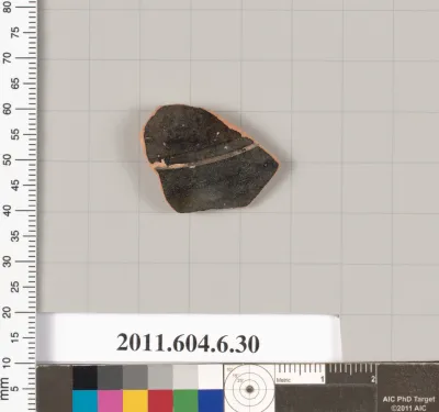 Terracotta fragment of a bowl or plate?