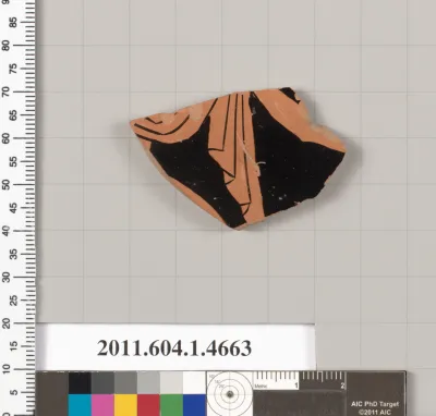 Terracotta fragment of a kylix (drinking cup)