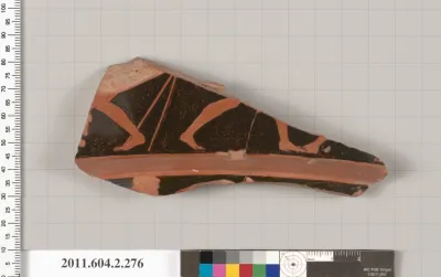 Terracotta fragment of a volute-krater (bowl for mixing wine and water)