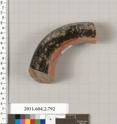 Terracotta fragment of a calyx-krater (bowl for mixing wine and water)