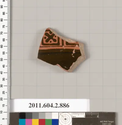 Terracotta fragment of a bell-krater (bowl for mixing wine and water)