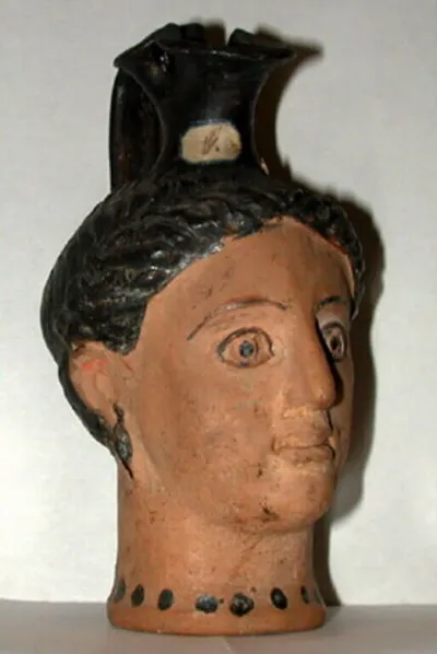 vase plastique ; œnochoé