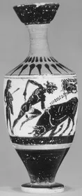 LEKYTHOS (ATHENIAN, BLACK-FIGURE)