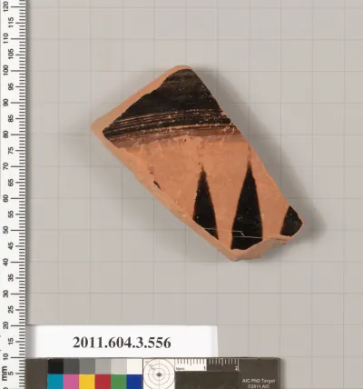 Terracotta fragment of a column-krater (bowl for mixing wine and water)