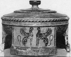 PYXIS (ATHENIAN, BLACK-FIGURE)