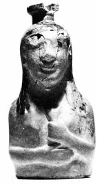 FIGURE VASE, ARYBALLOS (EAST GREEK)