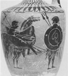 LEKYTHOS (ATHENIAN, BLACK-FIGURE)