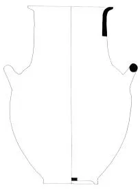 AMPHORA, NECK (MELIAN GEOMETRIC, OUTLINE)