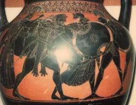 AMPHORA, BELLY, TYPE B (ATHENIAN, BLACK-FIGURE)