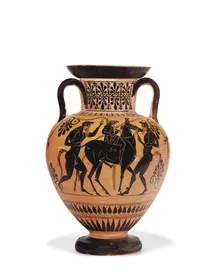 AMPHORA, NECK (ATHENIAN, BLACK-FIGURE)