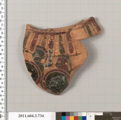 Terracotta fragment of a neck-amphora (jar)