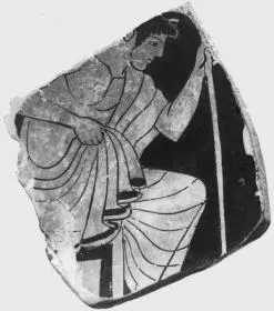 CUP, FRAGMENT (ATHENIAN, RED-FIGURE)