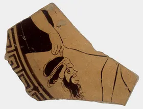 CUP, FRAGMENT (ATHENIAN, RED-FIGURE)