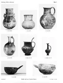 VARIOUS (CYPRIOT, BRONZE AGE)