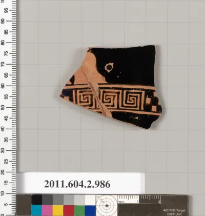 Terracotta fragment of an oinochoe (jug)