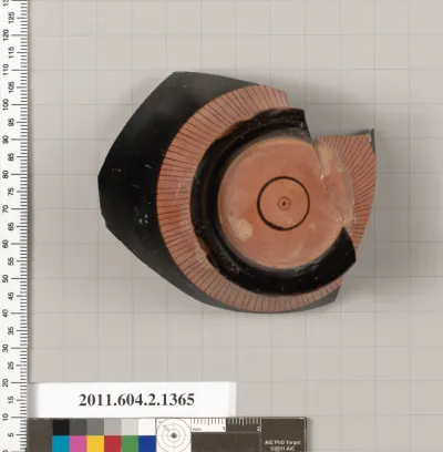Terracotta fragment of a skyphos (deep drinking cup)