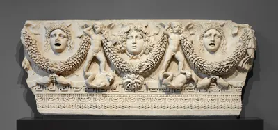 Front Panel of a Garland Sarcophagus
