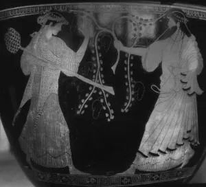 KRATER, BELL (ATHENIAN, RED-FIGURE)
