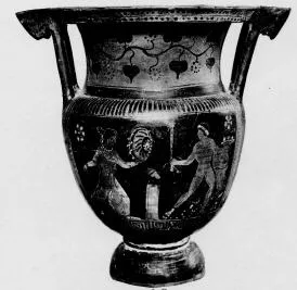 KRATER, COLUMN (SOUTH ITALIAN, APULIAN, RED-FIGURE)