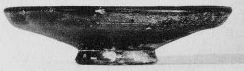 PATERA (ETRUSCAN, BLACK GLAZE)