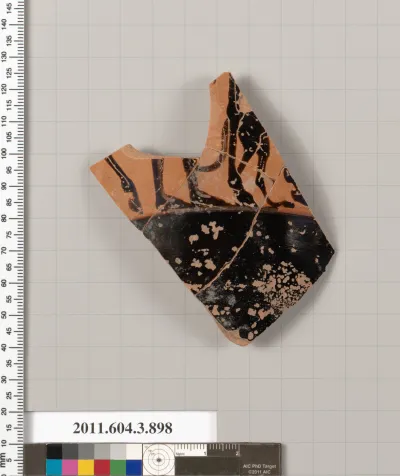 Terracotta fragment of a lekythos (oil flask)