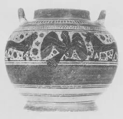 PYXIS (CORINTHIAN, BLACK-FIGURE)