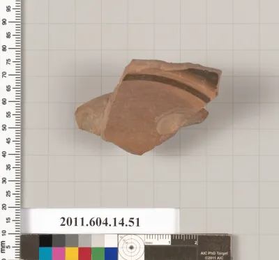 Terracotta fragment of a bowl