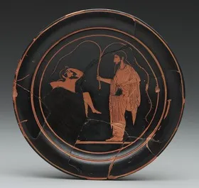 PLATE (ATHENIAN, RED-FIGURE)