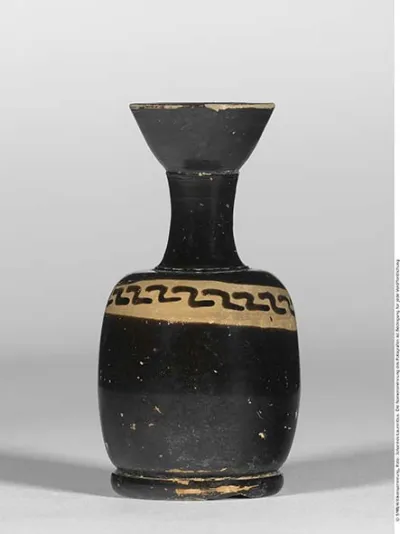 Attisch rotfigurige Bauchlekythos