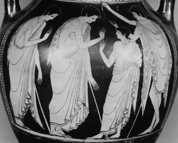 AMPHORA, BELLY, TYPE B (ATHENIAN, RED-FIGURE)