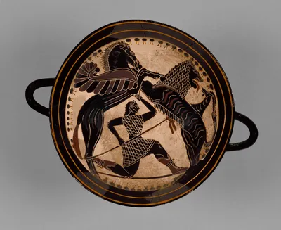 Lakonian Black-Figure Kylix; detached fragments