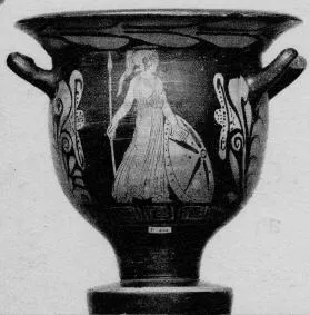 KRATER, BELL (SOUTH ITALIAN, CAMPANIAN, RED-FIGURE)