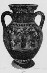 AMPHORA, BELLY, TYPE B (ATHENIAN, BLACK-FIGURE)