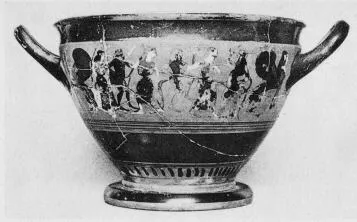 SKYPHOS (ATHENIAN, BLACK-FIGURE)