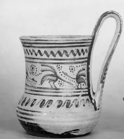 TANKARD (ATHENIAN GEOMETRIC, OUTLINE)