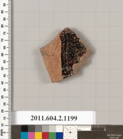 Terracotta fragment from an open shape