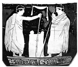 KRATER, BELL (SOUTH ITALIAN, LUCANIAN, RED-FIGURE)