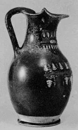 OINOCHOE (SOUTH ITALIAN, GNATHIAN, ADDED COLOUR)