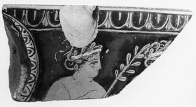 SKYPHOS, FRAGMENT (ATHENIAN, RED-FIGURE)