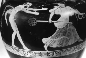 AMPHORA, NECK (ATHENIAN, RED-FIGURE)